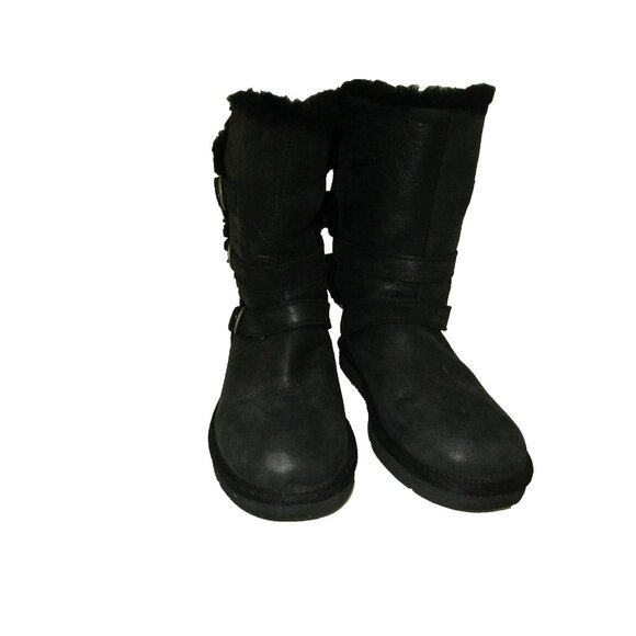 Ugg Women's 1005380 Australia Becket Black Size 6 USED!!!! - Picture 2 of 4